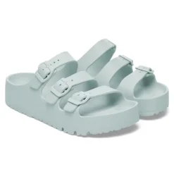 Women Birkenstock Florida Flex Platform Eva - Surf Green