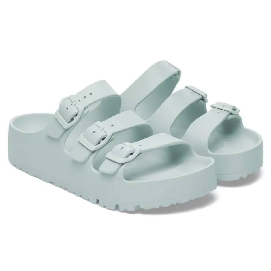 Women Birkenstock Florida Flex Platform Eva - Surf Green