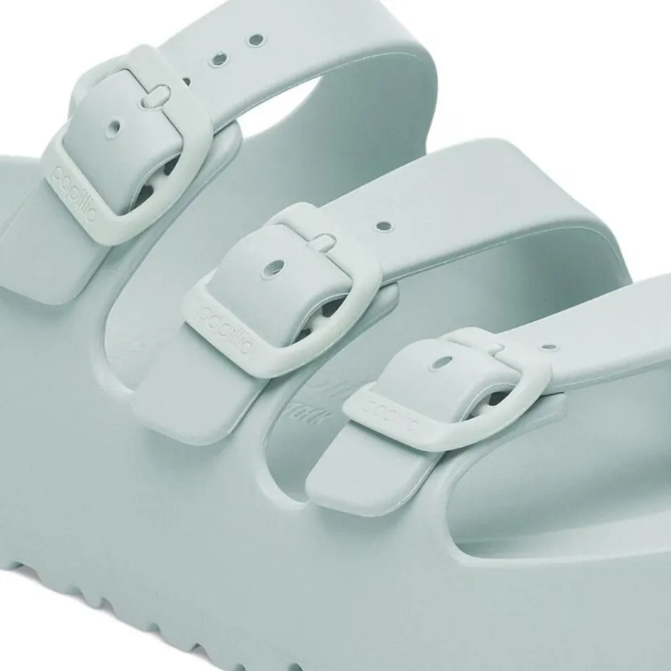 Women Birkenstock Florida Flex Platform Eva - Surf Green