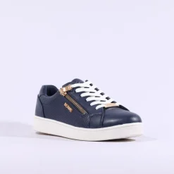 Women Tommy Bowe Ladies Flucher Sidezip Runner - Navy Gold