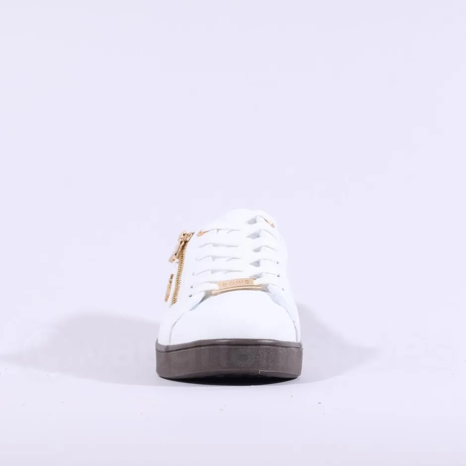 Women Tommy Bowe Ladies Flucher Sidezip Runner - White Brown