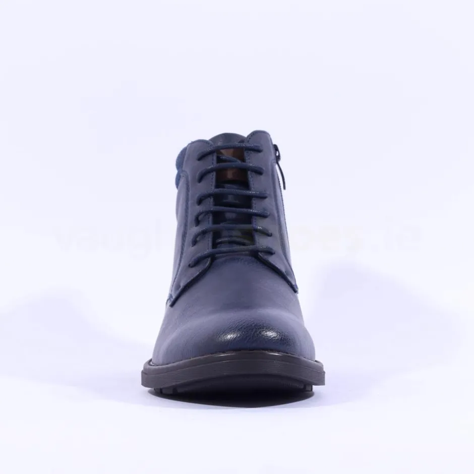 Brent Pope Frankton Laced Ankle Boot - French Blue