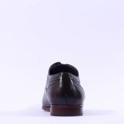 Tommy Bowe Galthie Toe Cap Oxford Shoe - Chestnut Leather