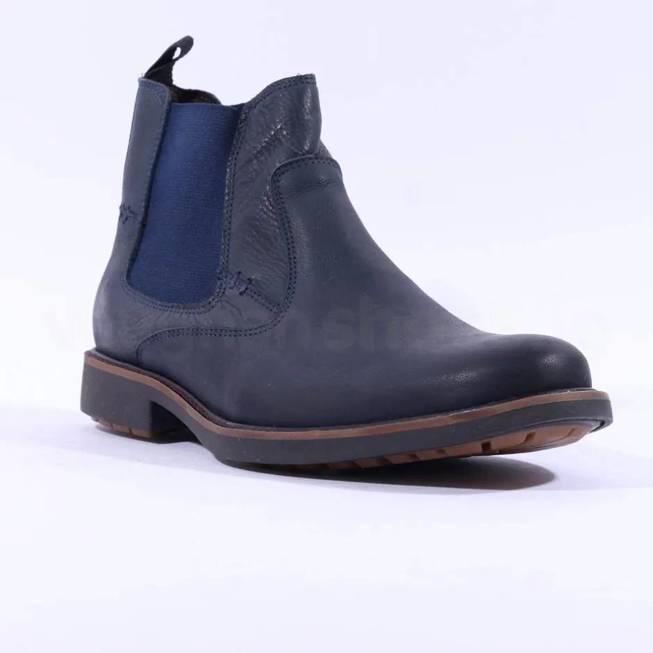 Anatomic Gel Garibaldi Gusset Boot - Navy Leather