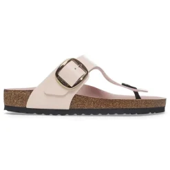 Women Birkenstock Gizeh Big Buckle High Shine - Light Rose
