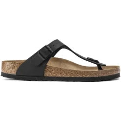Women Birkenstock Gizeh Birko-Flor - Black