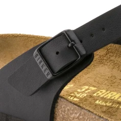 Women Birkenstock Gizeh Birko-Flor - Black