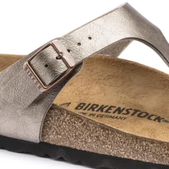 Women Birkenstock Gizeh Birko-Flor - Graceful Taupe
