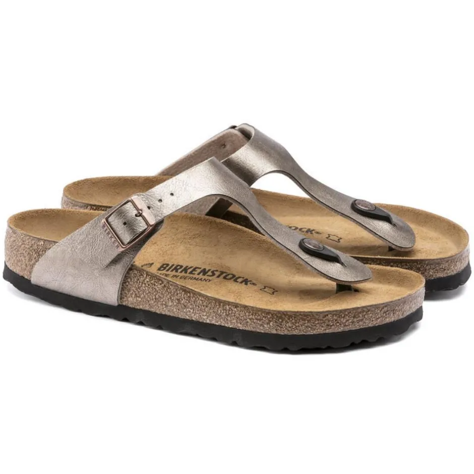 Women Birkenstock Gizeh Birko-Flor - Graceful Taupe