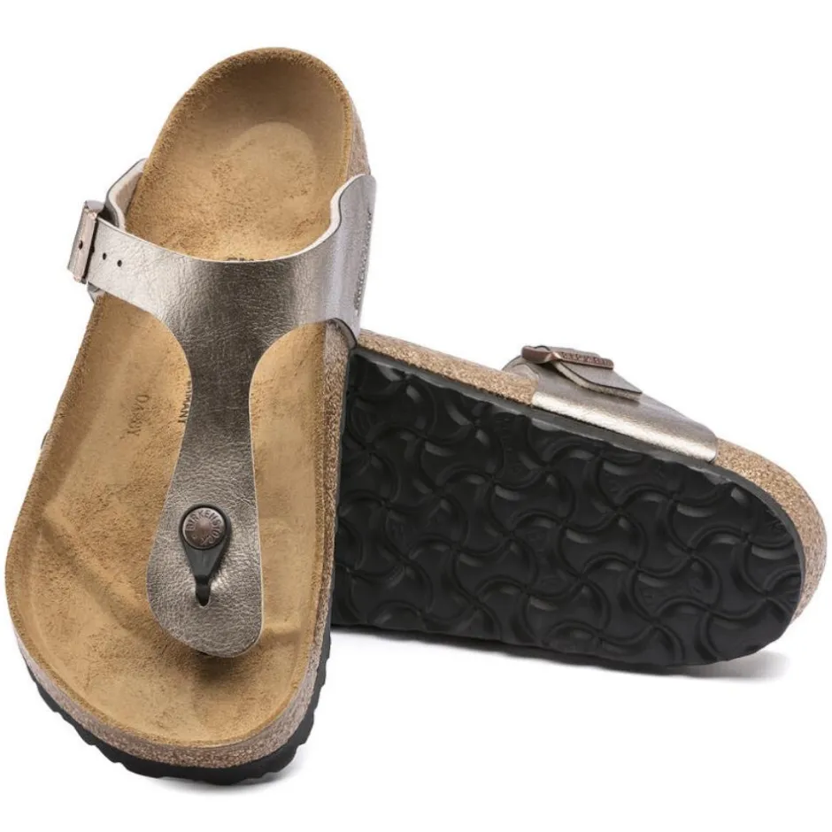 Women Birkenstock Gizeh Birko-Flor - Graceful Taupe