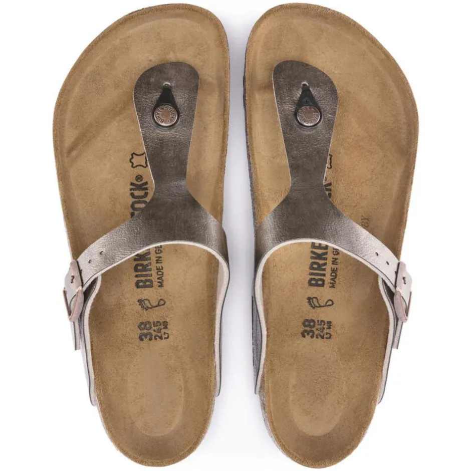 Women Birkenstock Gizeh Birko-Flor - Graceful Taupe