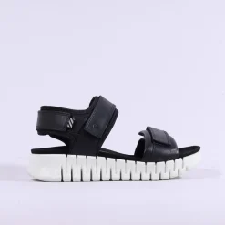 Women Ecco Women Gruuv Sol Sandal - Black