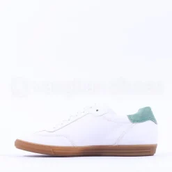 Women Paul Green Gum Sole Laced Trainer - White Wasabi