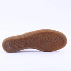 Women Paul Green Gum Sole Laced Trainer - White Beige