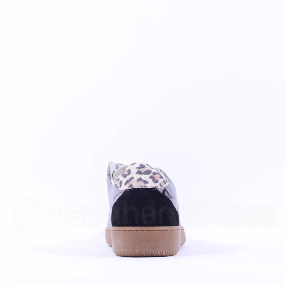 Women Marco Moreo Gumsole 3 Strap Trainer - Grey Leopard