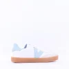 Women Victoria Gumsole Laced T Toe Trainer - Celeste