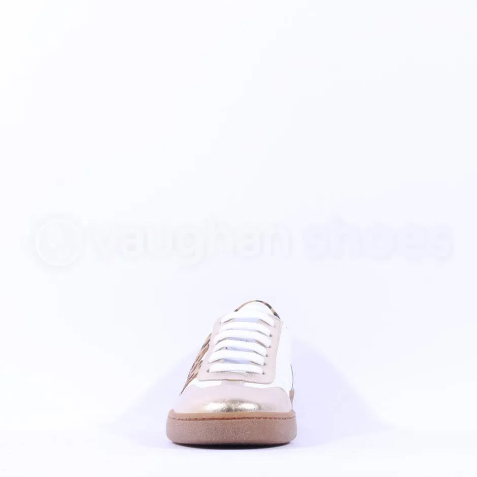 Women Marco Moreo Gumsole T Toe Lace Trainer - White Leopard