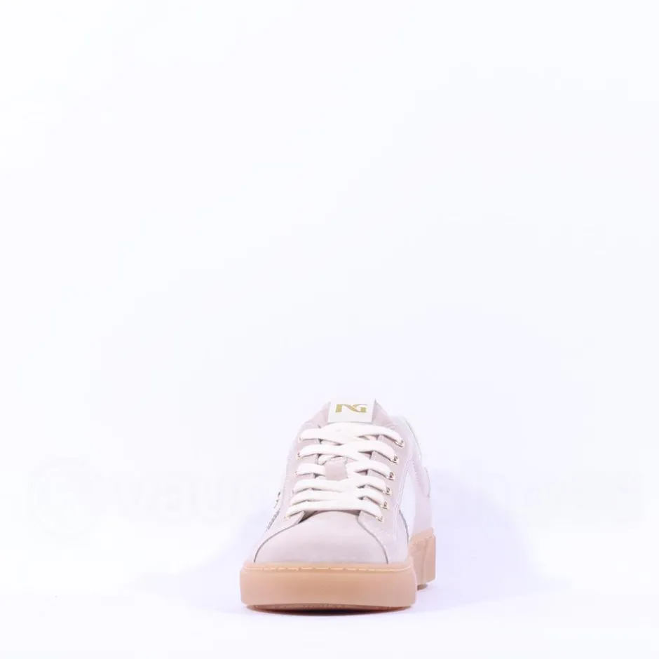 Women NeroGiardini Gumsole Trainer - Beige Suede