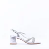 Women Sorento Gweedore Strappy Block Sandal - Silver