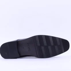 Brent Pope Halcombe Laced Plain Toe Shoe - Black Patent