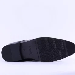 Brent Pope Halcombe Laced Plain Toe Shoe - Black
