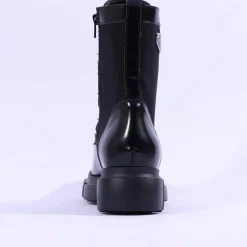 Women Marco Moreo Harley Laced Military Boot - Black Combi