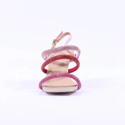 Women Una Healy I Swear Strappy Heel - Pink Combi