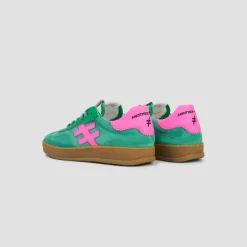Women Another Trend Iconic Ii Gumsole Trainer - Green Pink