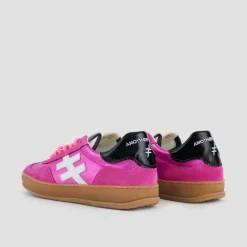 Women Another Trend Iconic Ii Gumsole Trainer - Fuchsia Black