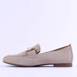 Women Gabor Jangle Slip On Buckle Loafer - Desert Suede