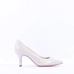 Women Tamaris Joane Classic Pointed Mid Heel - Silver