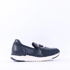Women Caprice Kaia Mesh Slip On Link Shoe - Ocean