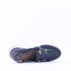 Women Caprice Kaia Mesh Slip On Link Shoe - Ocean