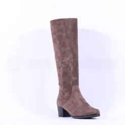 Women Caprice Kania Pullon Blockheel Long Boot - Cafe Stretch
