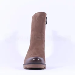 Women Caprice Kania Stretch Gusset Ankle Boot - Taupe Nubuck