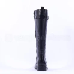 Women Caprice Kania Xs Calf Buckle Long Boot - Black Leather