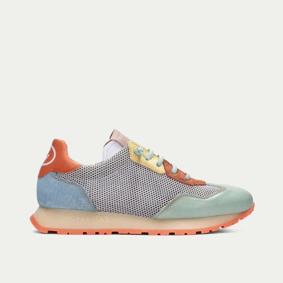 Women Hispanitas Kansas Laced Mesh Trainer - Pastel Multi