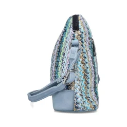 Rieker Knitted Shoulder Bag - Blue Combination