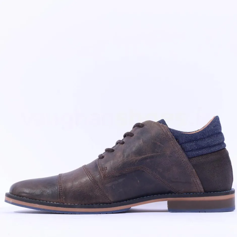 Tommy Bowe Kodela Hi Top Shoe - Dark Grey Leather