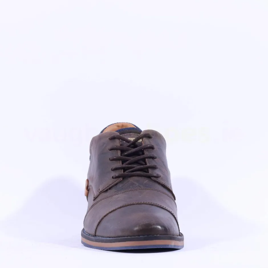Tommy Bowe Kodela Hi Top Shoe - Dark Grey Leather
