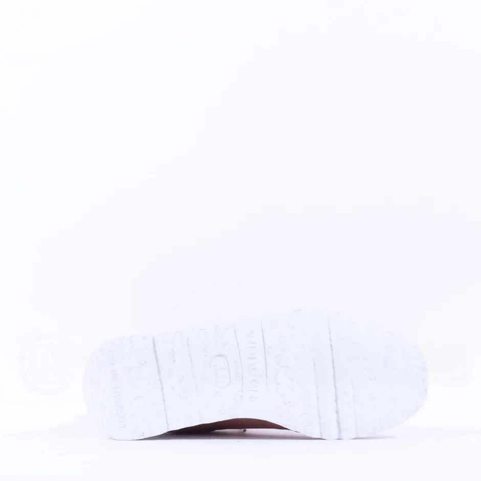 Women Wonders Kyoto Wedge Bungee Lace Trainer - Gold Combination