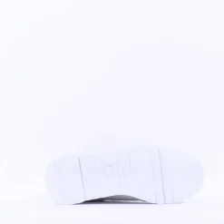 Women Wonders Kyoto Wedge Bungee Lace Trainer - White Silver