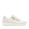 Women Remonte Laced Platform Print Trainer - White Combi