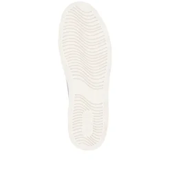 Women Remonte Laced Print Detail Trainer - Black Combi