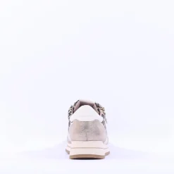 Women Jana Laced Shoe With Side Zip - Leopard Combi