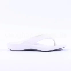 Women Aetrex Ladies Maui Orthotic Flips - White