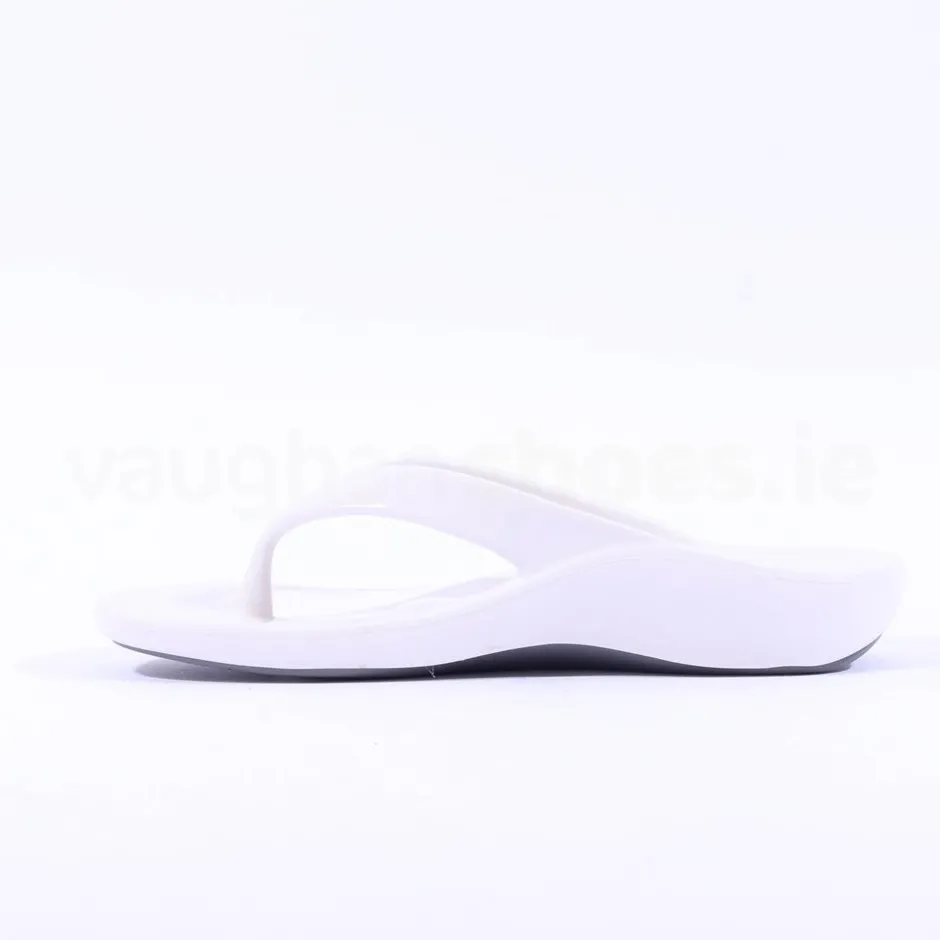 Women Aetrex Ladies Maui Orthotic Flips - White