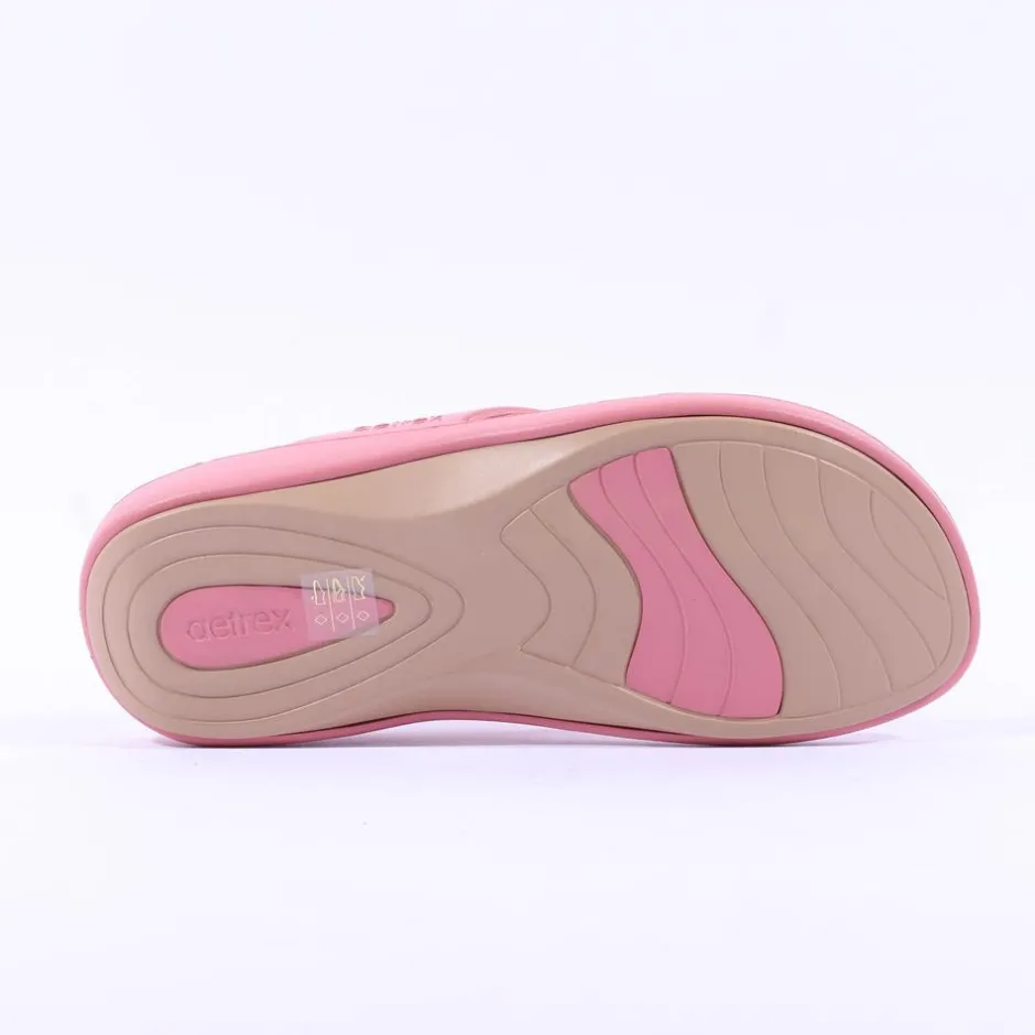 Women Aetrex Ladies Maui Orthotic Flips - Rose