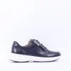 Women Caprice Lea Side Zip Comfort Laced Shoe - Ocean