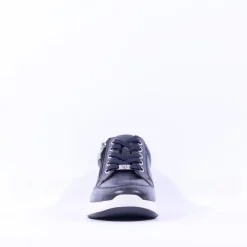 Women Caprice Lea Side Zip Comfort Laced Shoe - Ocean